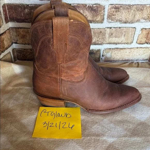 Tecovas The Penny scotch goat Western Ankle Boots - Picture 2 of 8